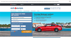 Desktop Screenshot of mietwagen-flughafen.autoeurope.de