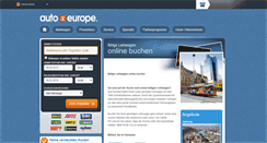 Desktop Screenshot of billiger-leihwagen.autoeurope.de