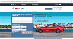 Desktop Screenshot of location-voiture-aeroport.autoeurope.fr