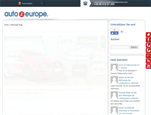 Tablet Screenshot of mietwagen-blog.autoeurope.de